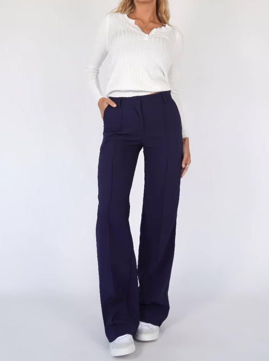 Roseline High Waisted Wide Leg Trouser