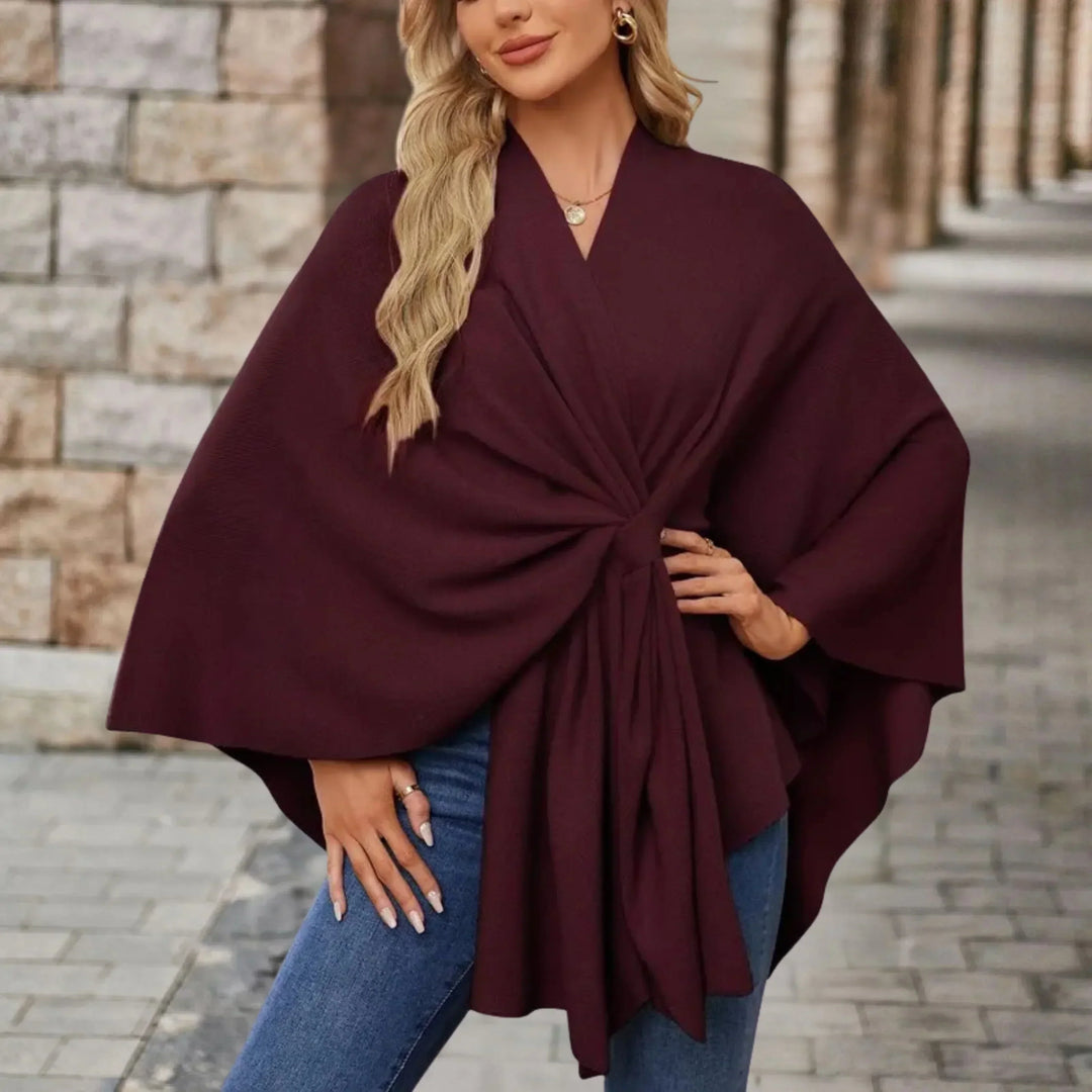 Tayla Flowing Silhouette Poncho
