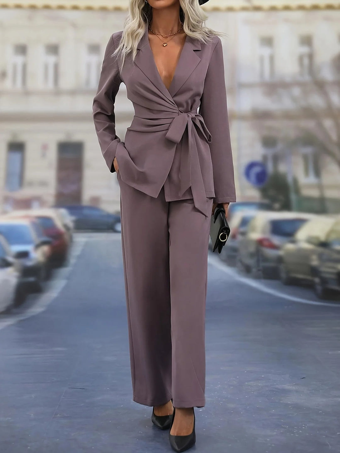 Avelisse Polyester Two Piece Set