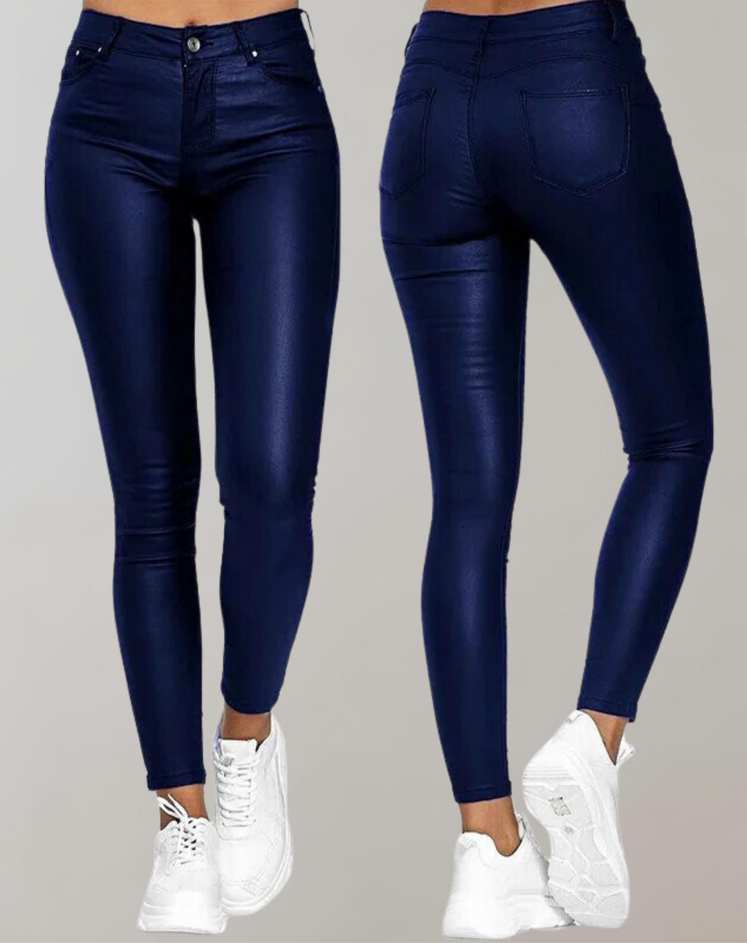 Rosea High Waist PU Leather Pants