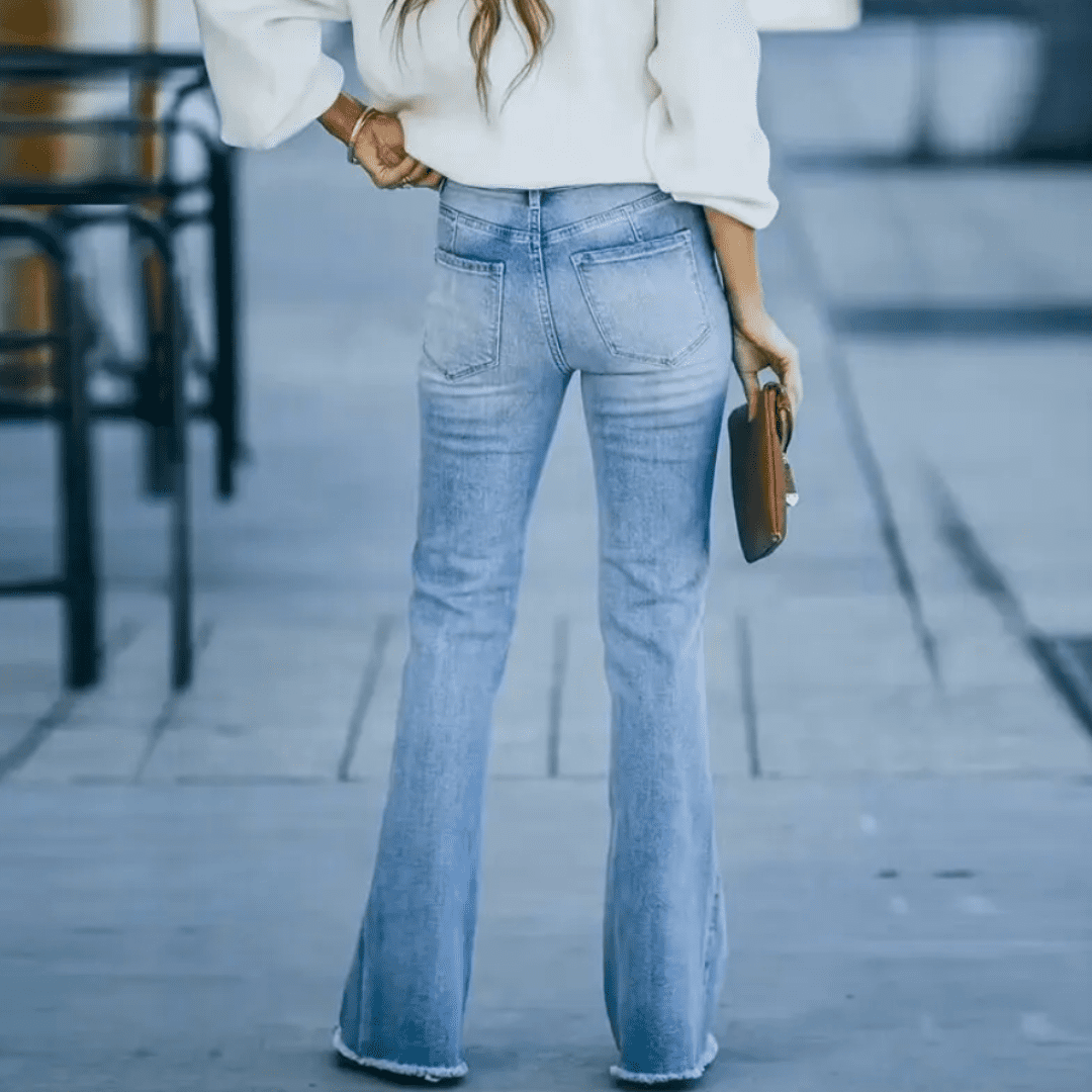 Eilaine Slim Fit High Waisted Jeans