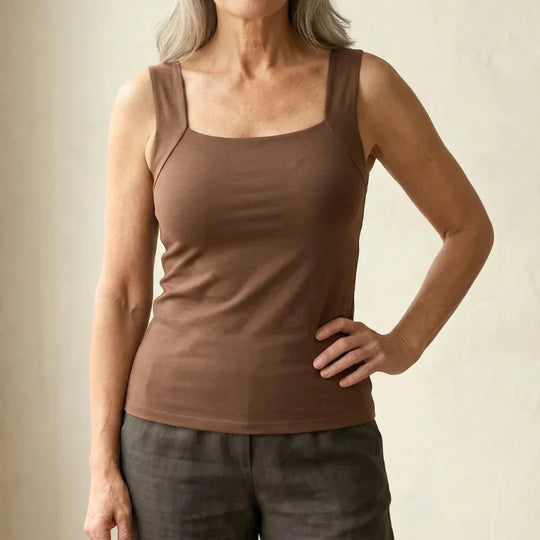 Aria Built In Bra Tank Top
