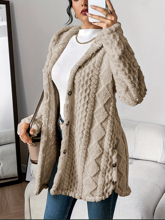 Rena Soft Hooded Cardigan