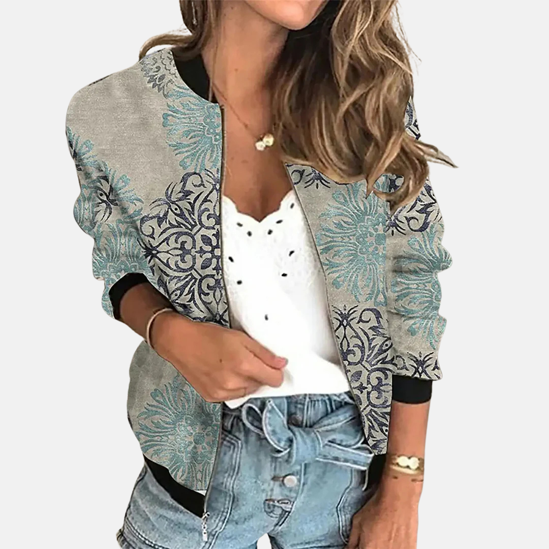 Isolde Vintage Inspired Bomber Jacket