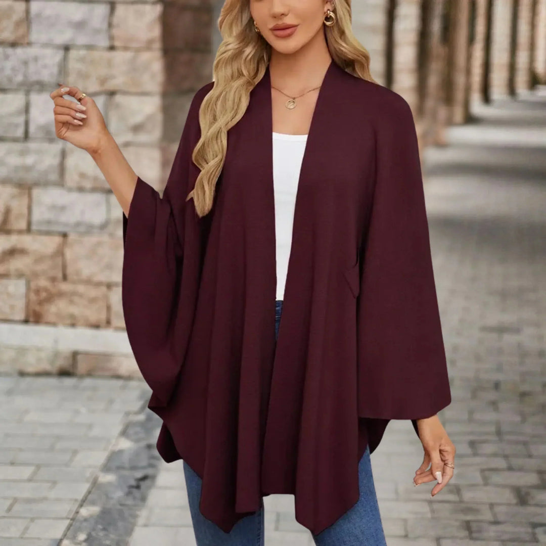 Tayla Flowing Silhouette Poncho