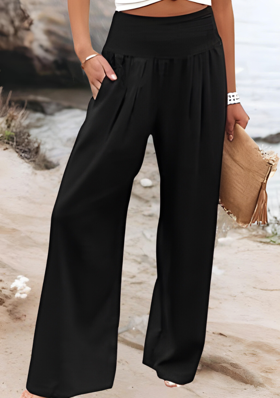 Janet Wide Leg Design Trousers