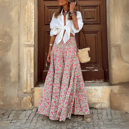 Eloria Bohemian Maxi Skirt