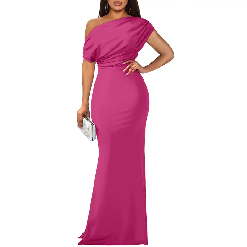 Sienna Off-Shoulder Bodycon Evening Dress