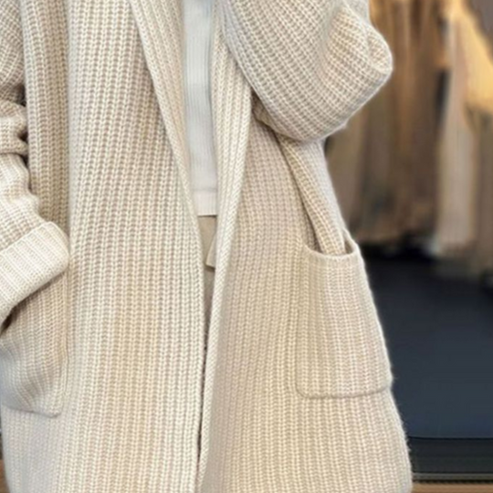 Olivia Ribbed Style Cardigan