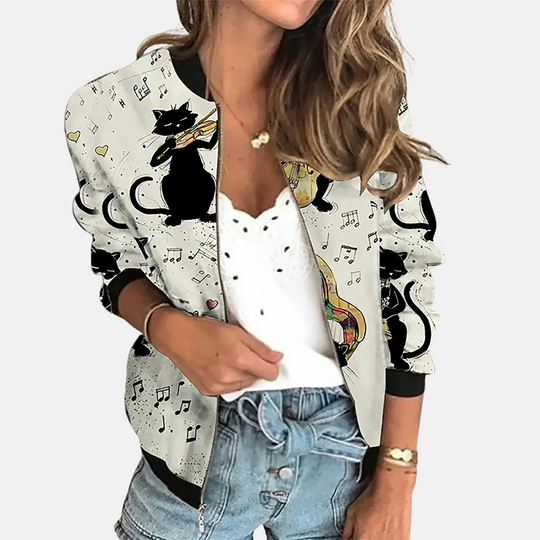 Isolde Vintage Inspired Bomber Jacket