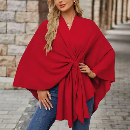Tayla Flowing Silhouette Poncho