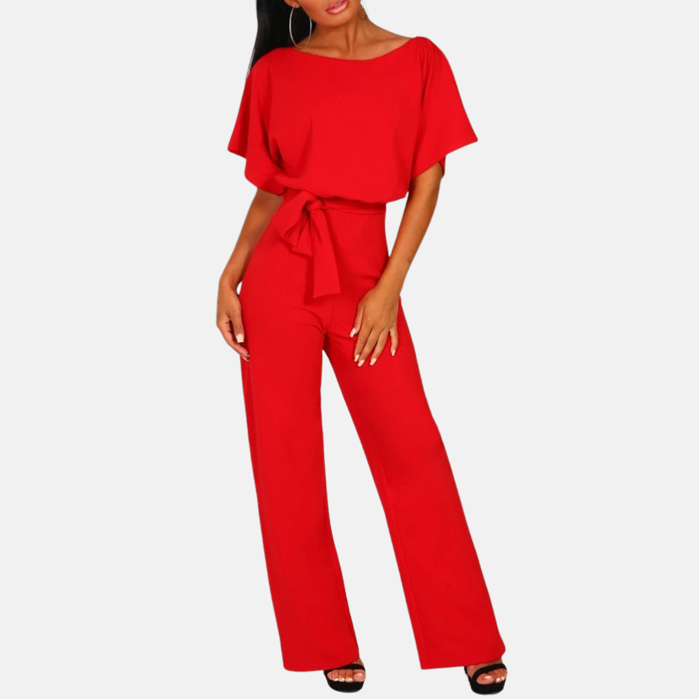 Aureliae Polyester High Waisted Jumpsuit