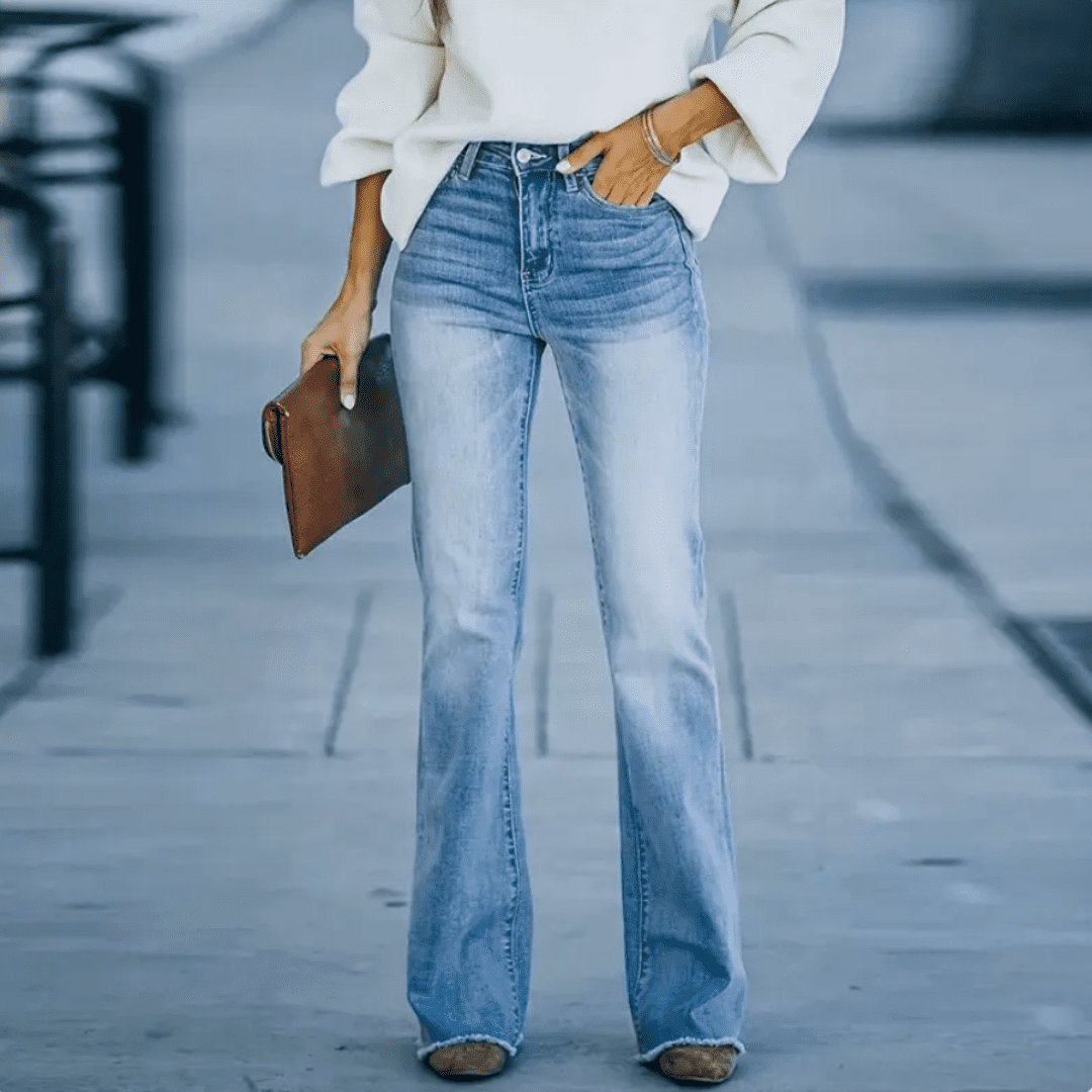 Eilaine Slim Fit High Waisted Jeans