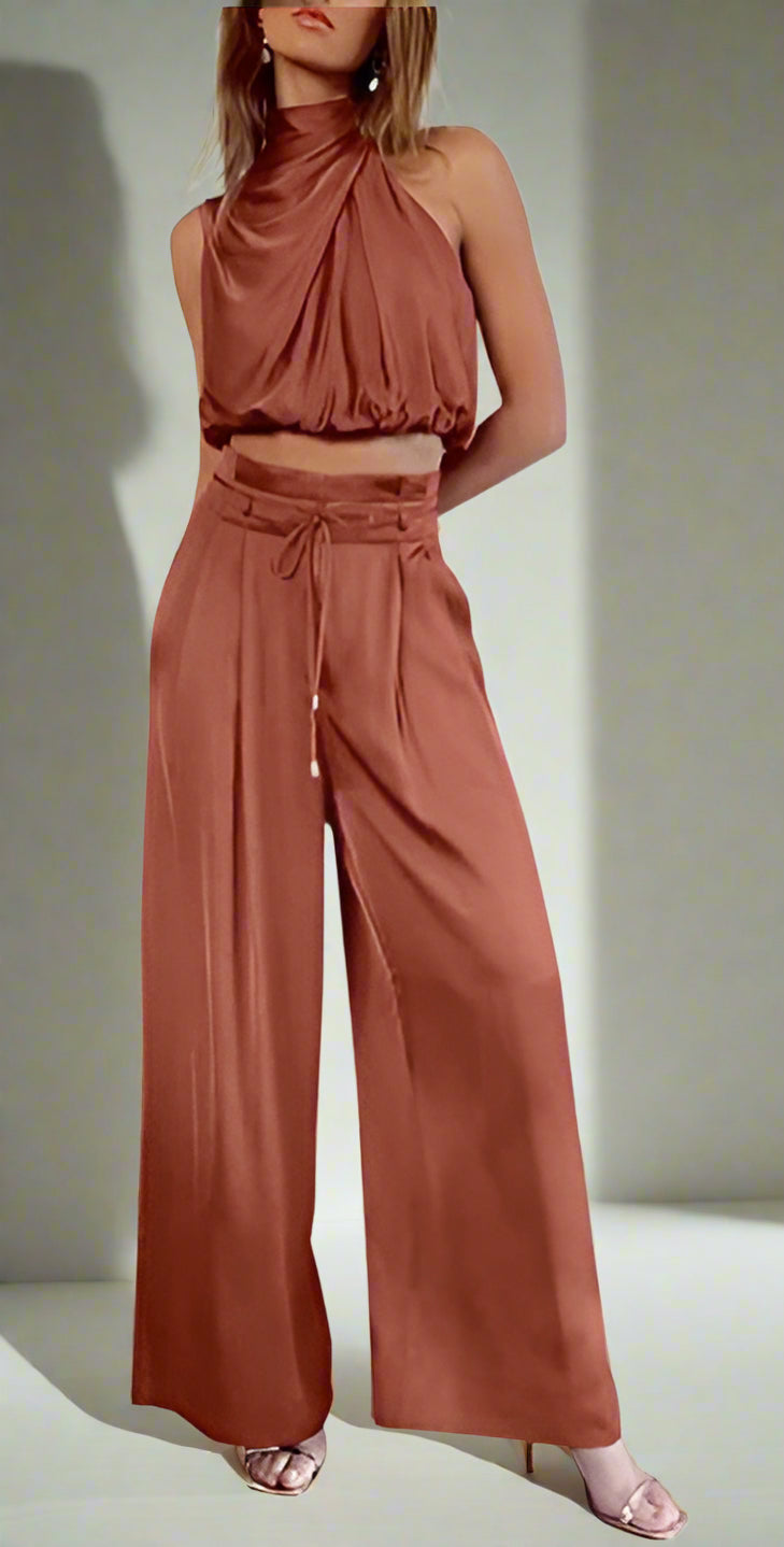 Ismerie Cotton Linen Two-Piece Set