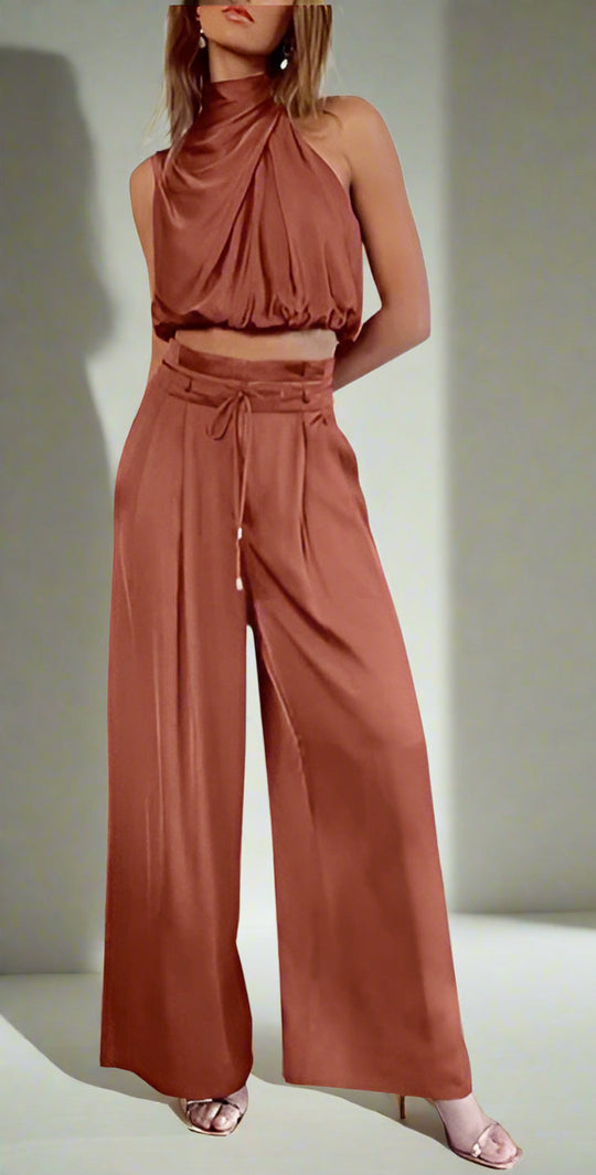Ismerie Cotton Linen Two-Piece Set