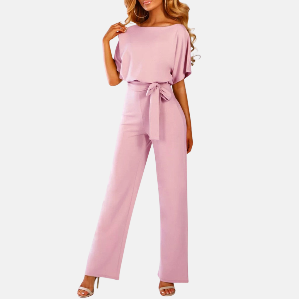 Aureliae Polyester High Waisted Jumpsuit