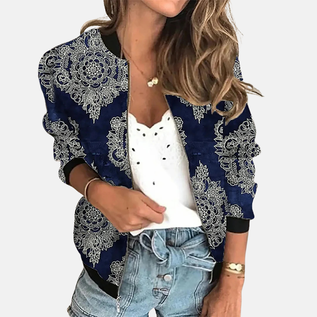Isolde Vintage Inspired Bomber Jacket