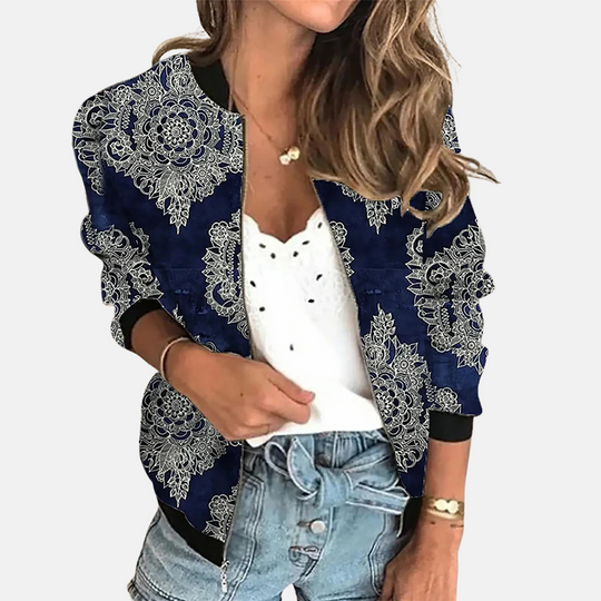 Isolde Vintage Inspired Bomber Jacket