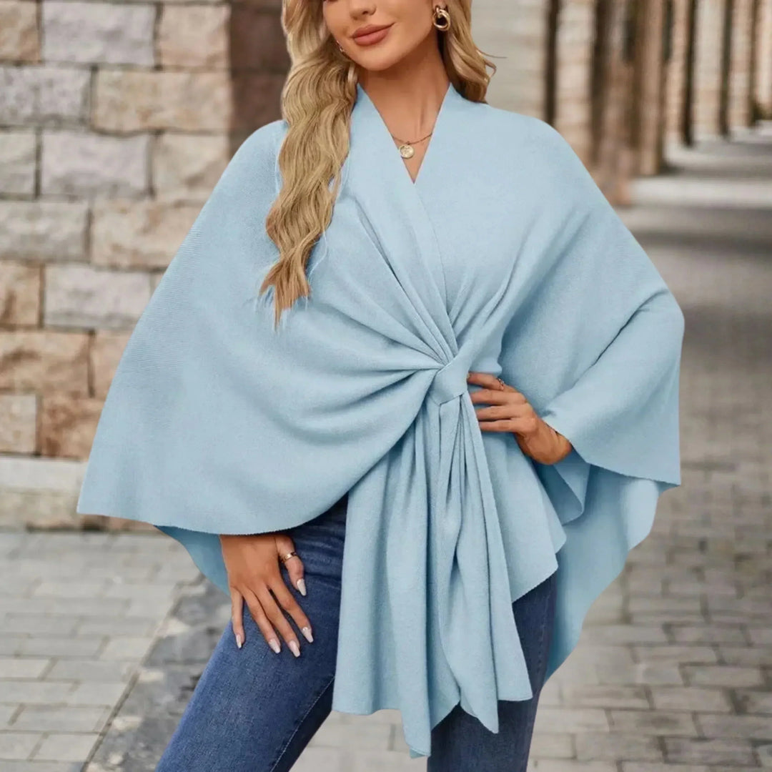 Tayla Flowing Silhouette Poncho