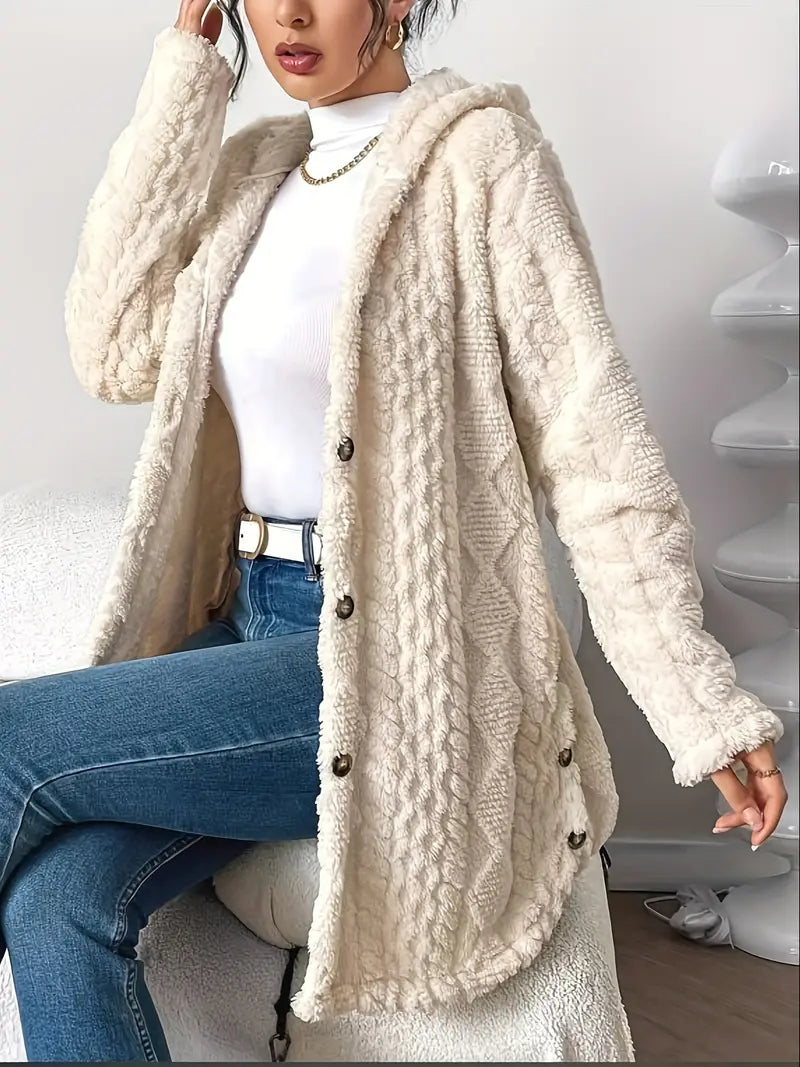 Rena Soft Hooded Cardigan