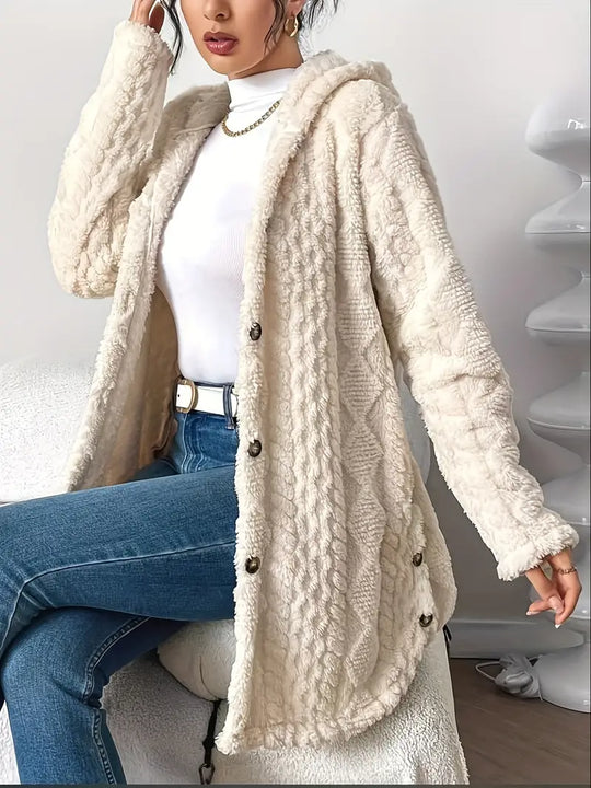 Rena Soft Hooded Cardigan