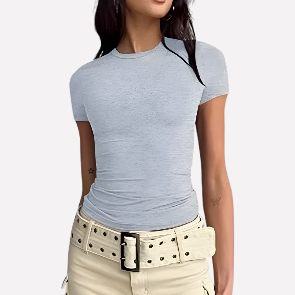 Valiora Long Sleeve Crop Top