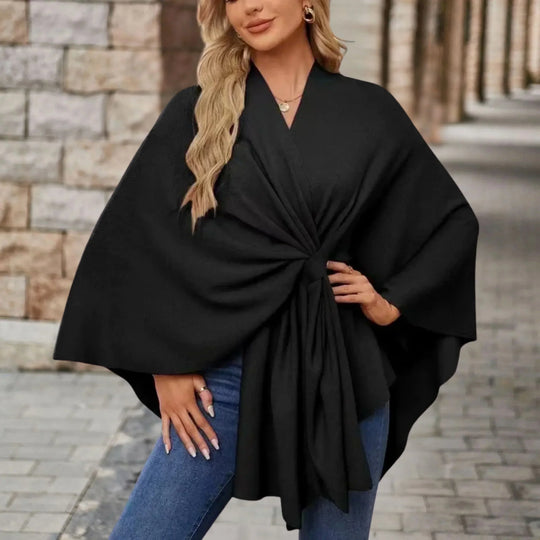 Tayla Flowing Silhouette Poncho