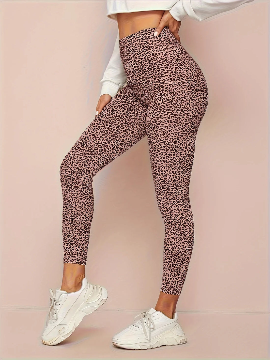 Livia Leopard Print High Waist Legging