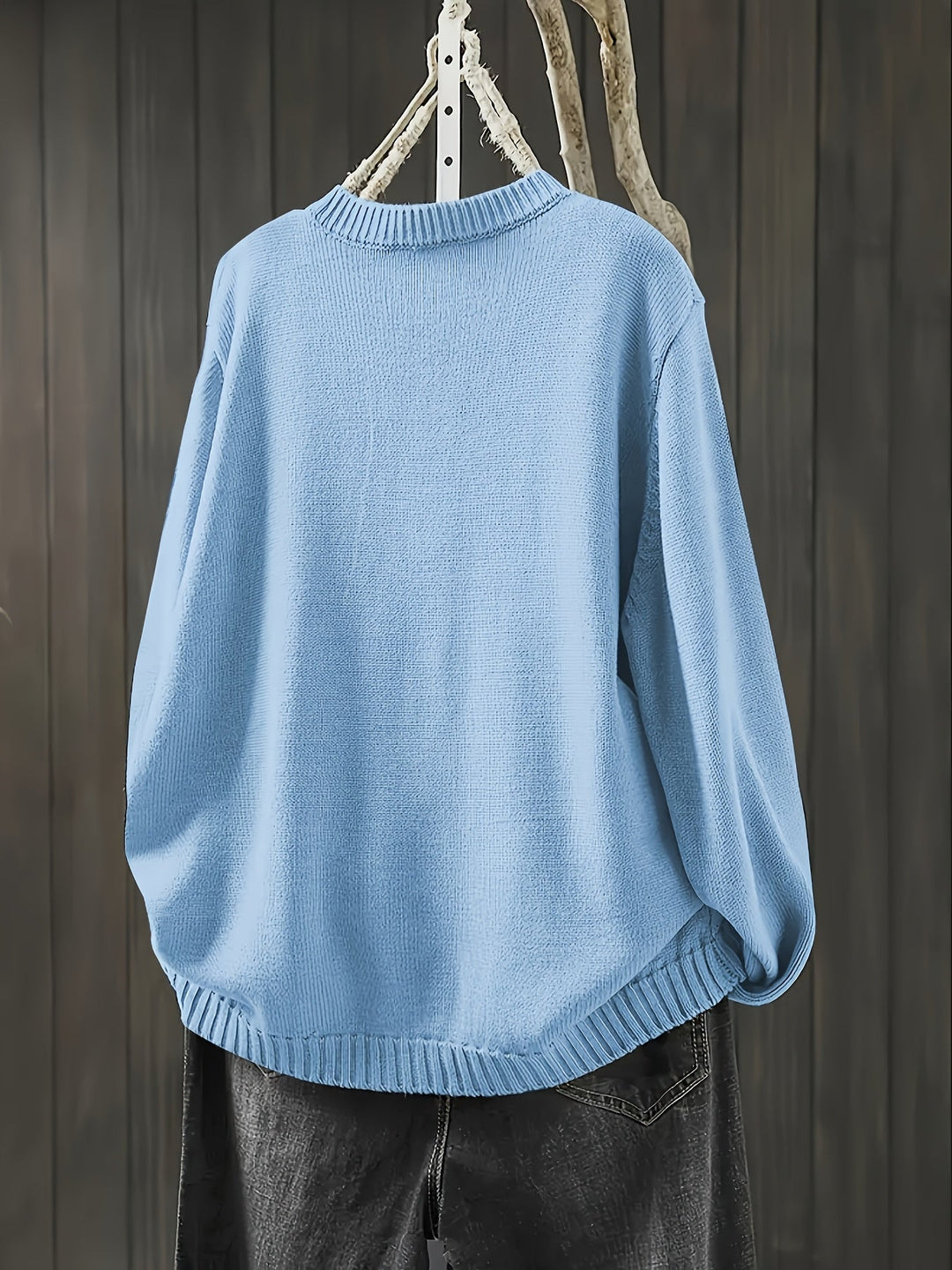 Vivian Decorative Button Design Cardigan
