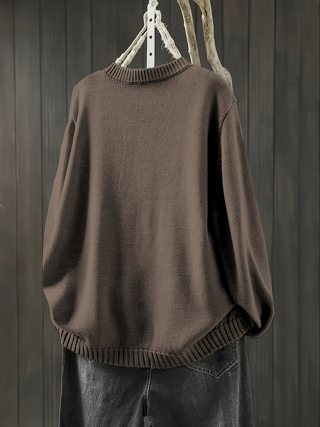 Vivian Decorative Button Design Cardigan