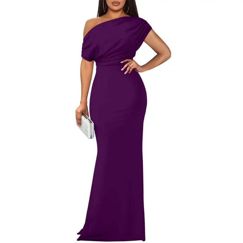 Sienna Off-Shoulder Bodycon Evening Dress