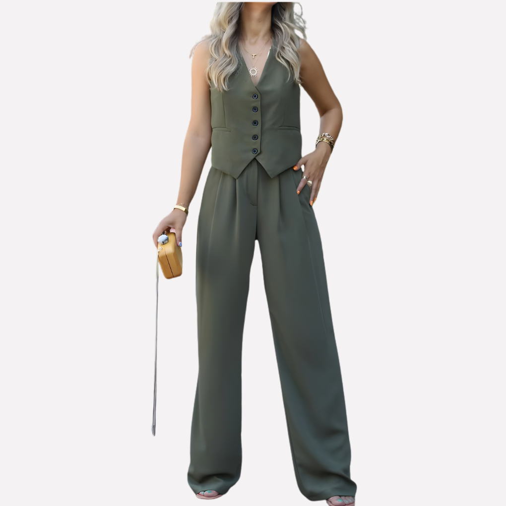 Lunara Sleeveless Two Piece Set