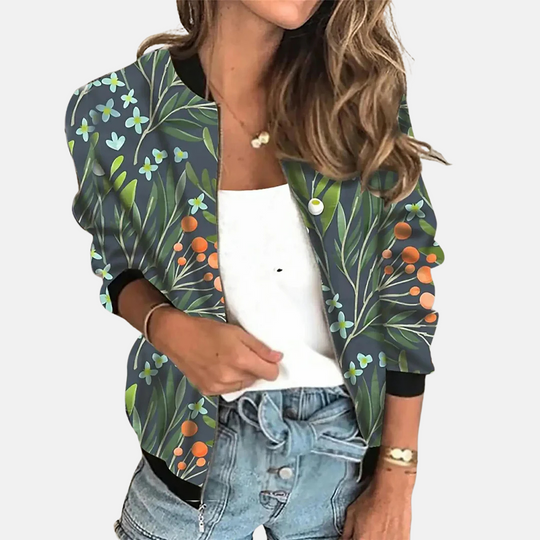 Isolde Vintage Inspired Bomber Jacket