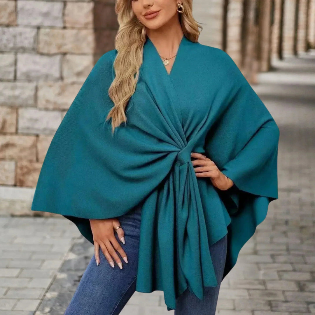 Tayla Flowing Silhouette Poncho