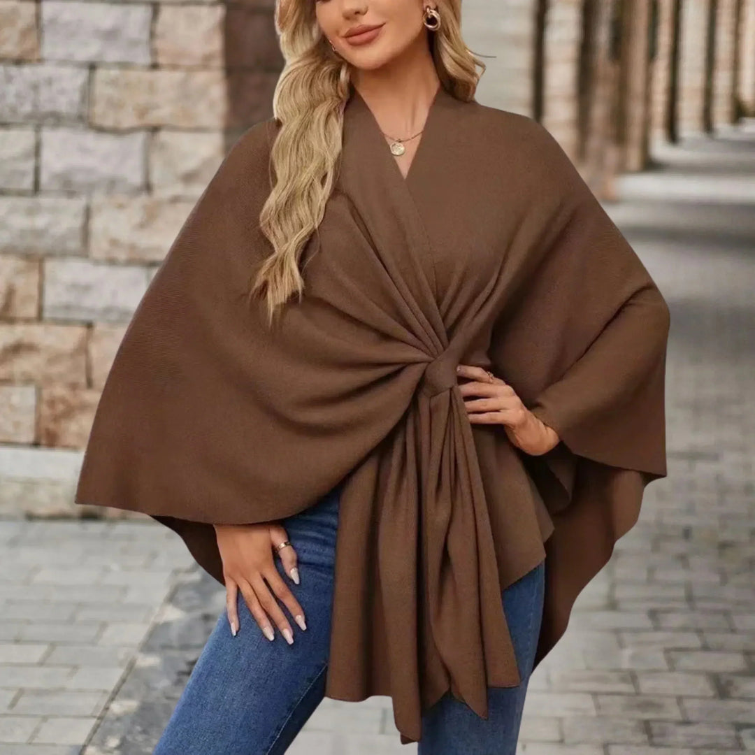 Tayla Flowing Silhouette Poncho