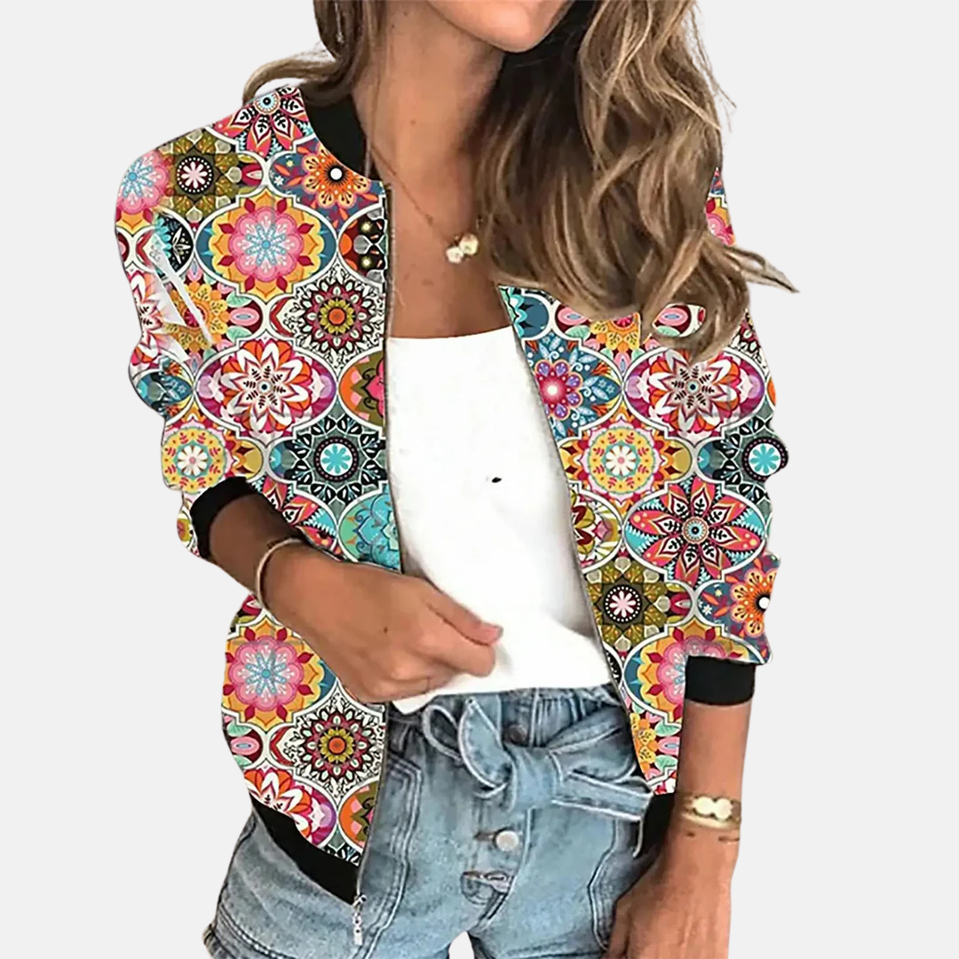 Isolde Vintage Inspired Bomber Jacket