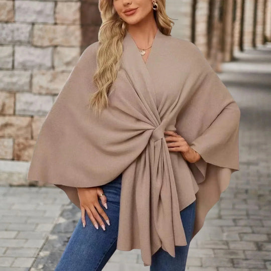 Tayla Flowing Silhouette Poncho