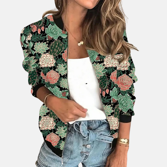 Isolde Vintage Inspired Bomber Jacket