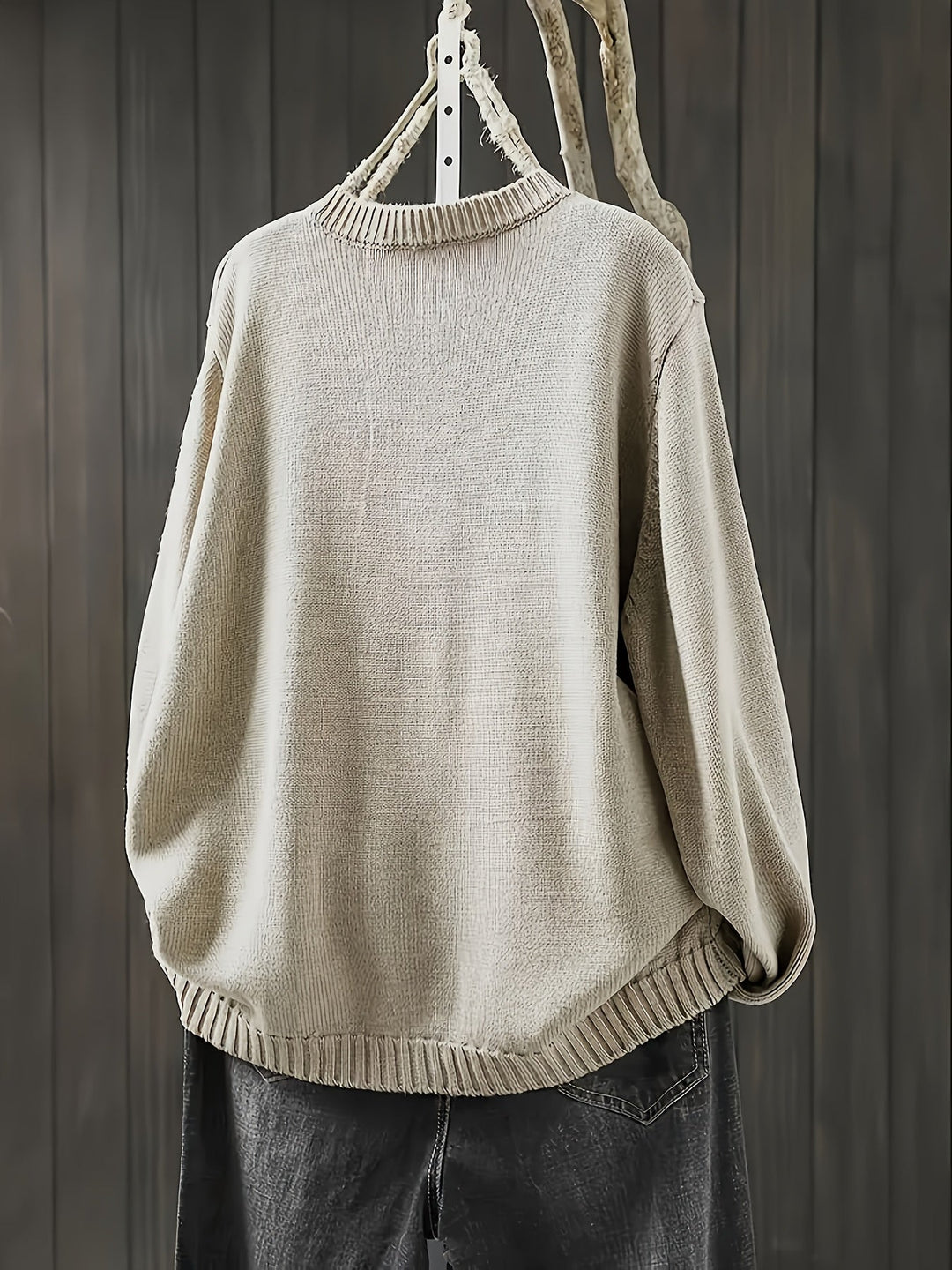 Vivian Decorative Button Design Cardigan