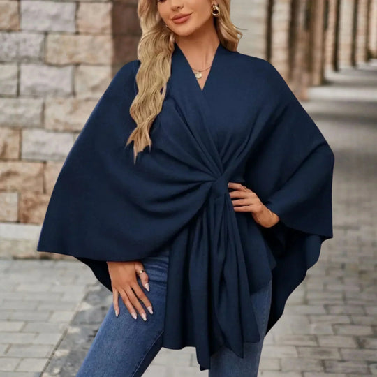 Tayla Flowing Silhouette Poncho