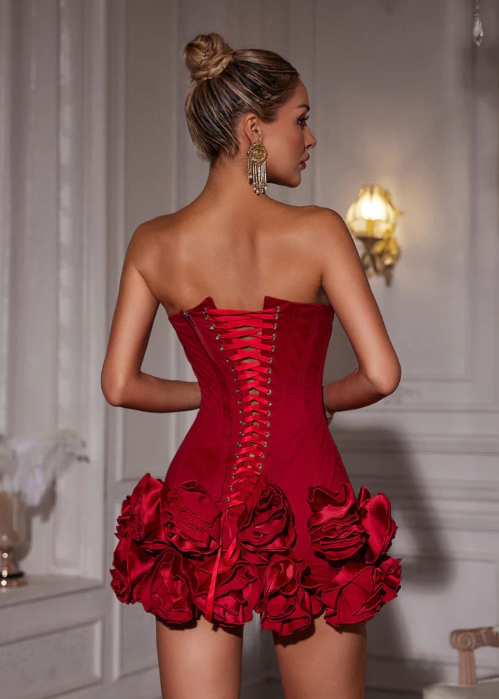 Vespera Corset Bodycon Mini Dress