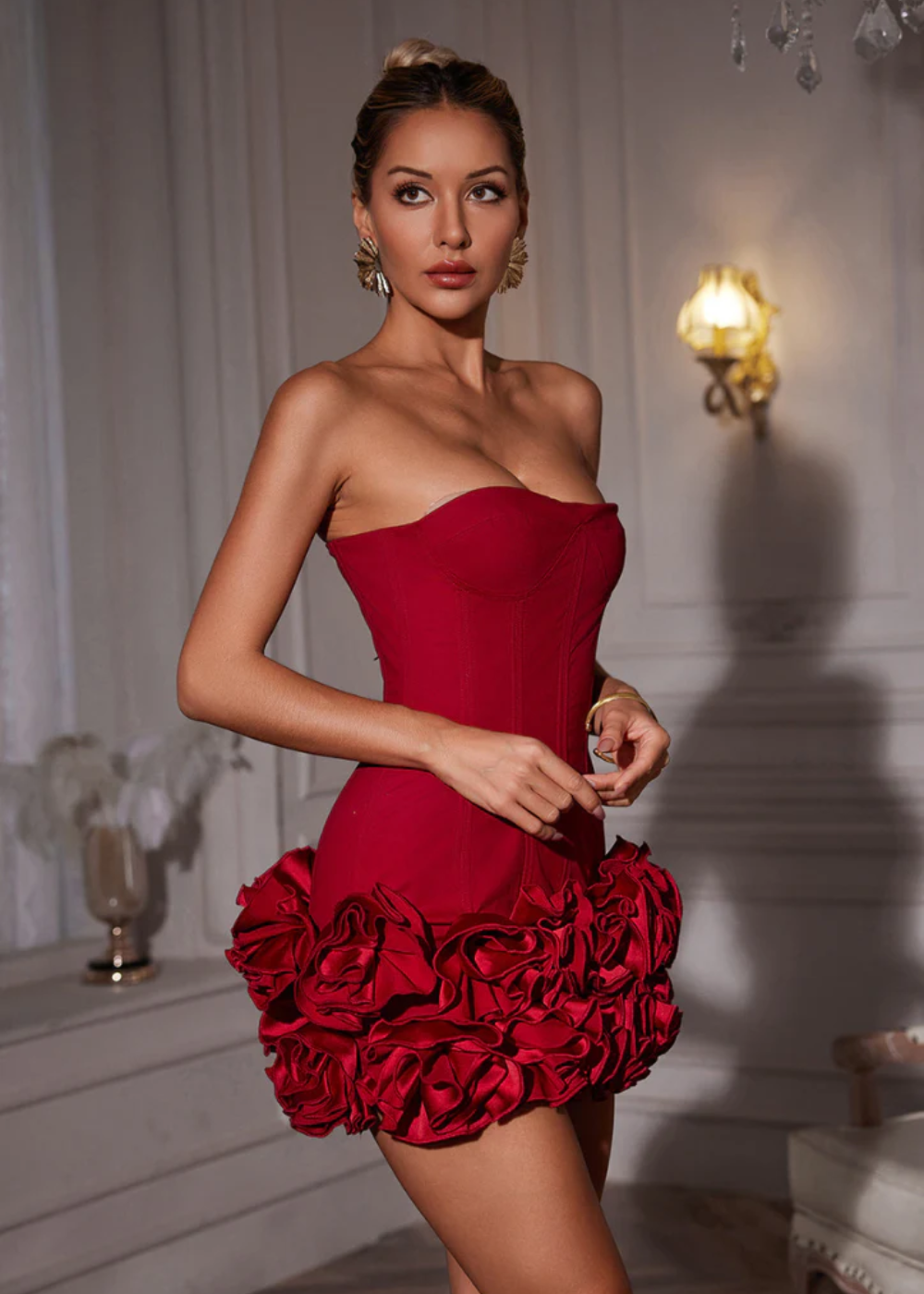 Vespera Corset Bodycon Mini Dress