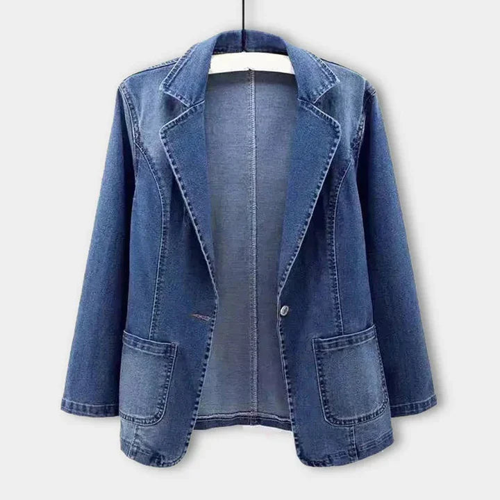 Ophaline  Denim Look Blazer