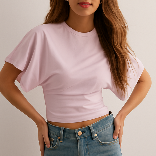 Aurelie Classic Round Neck T-Shirt