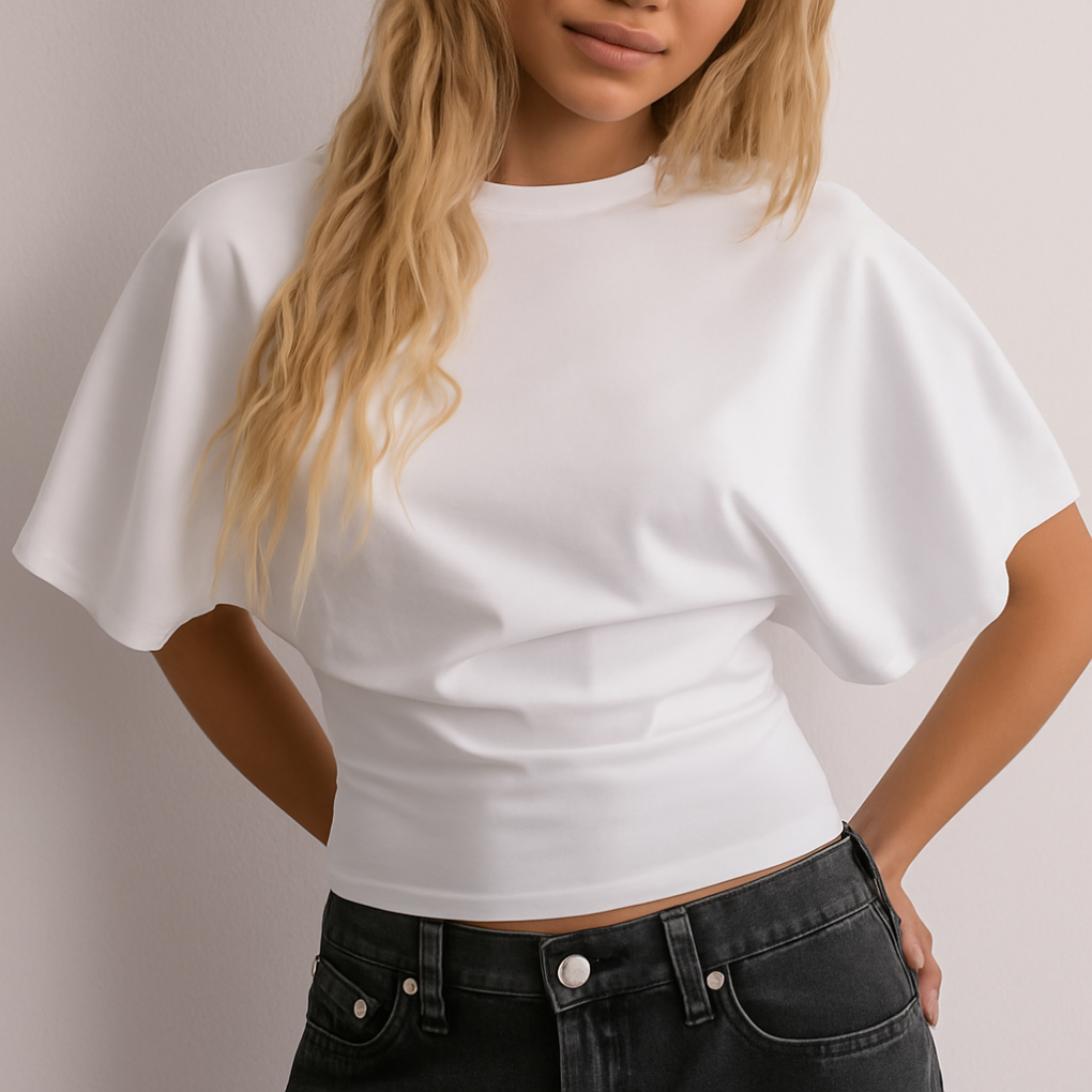Aurelie Classic Round Neck T-Shirt
