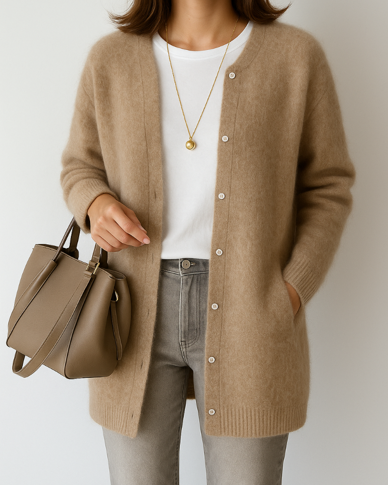 Eglantine Cozy Soft Knitted Cardigan