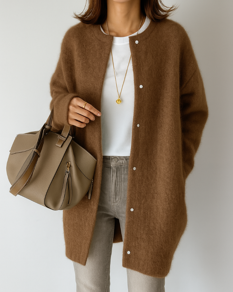 Eglantine Cozy Soft Knitted Cardigan