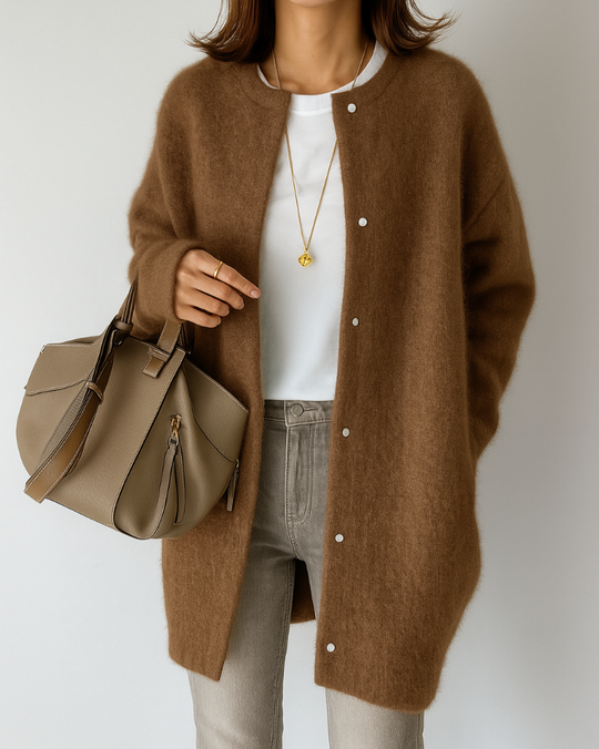 Eglantine Cozy Soft Knitted Cardigan