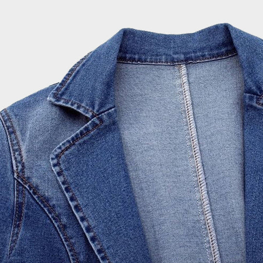 Ophaline  Denim Look Blazer