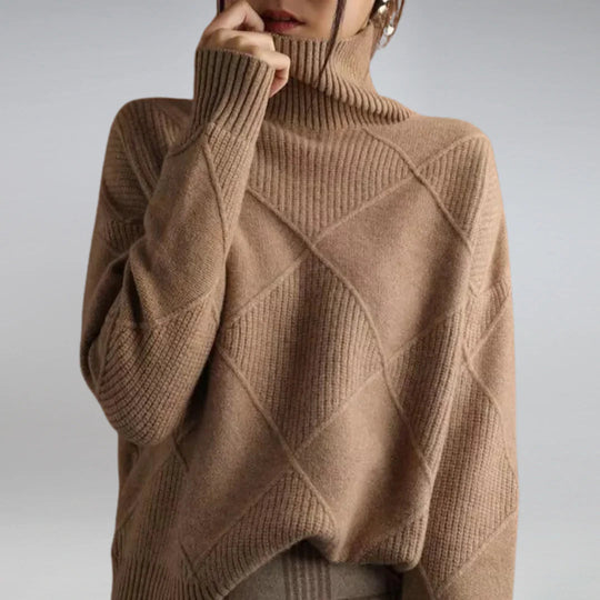 Livorae Wool Turtleneck Sweater